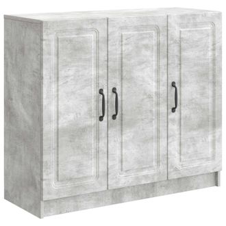 vidaXL Aparador Gris Hormig&oacute;n 89 X 34,5 X 77 Cm Madera De Ingenier&iacute;a Vidaxl