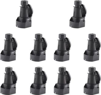 OEM Compatible Con 10 Enchufes De Remolque Est&aacute;ndar Europeos De 7 Pines + Adaptadores De Conector De Barra De Remolque, Apto Para Coches, Autocaravanas, C