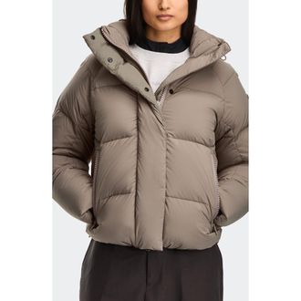 Canada Goose Junction Tonal Label 750 Fill Power Down Parka in Taupe Grey at Nordstrom, Size X-Large