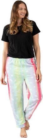 Leveret Womens Fleece Printed Holiday Pajama Pants in Stars at Nordstrom, Size X-Large