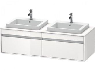 Duravit Ketho Meuble Sous-lavabo Suspendu 6797, 2 Tiroirs, - Duravit