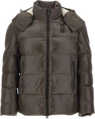 Blauer Kiernan Down Jacket - Heren - Winterjassen - Groen - L - Nylon - Jassen