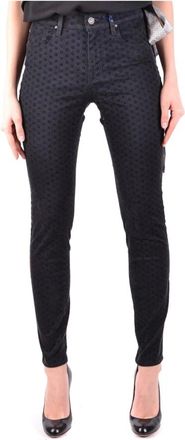 Jacob Cohen Slim Fit Jeans met Polka Dot Patroon - Dames - Jeans - Zwart - Maat: W27 Katoen