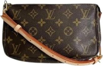 Louis Vuitton Pre-owned Mini Bag - Dames - Vintage Mini Tas - Bruin - ONE Size - Vintage