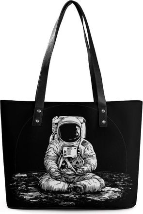 Generic Astronaut Tote Bags for Women Cute Shoulder Purses Handbags