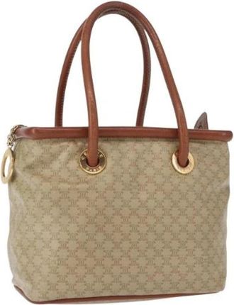 Celine Pre-owned Vintage Canvas Tas - Dames - Vintage Handtas - Beige - ONE Size - Vintage