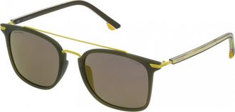 Police Womens SPL58354736G 54 Sunglasses - Green - One Size