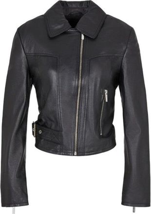 A|X Armani Exchange Black Leather Jacket