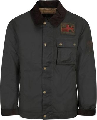 Barbour Klassieke Jas met Iconische Details - Heren - Zomerjassen - Groen - XL - Katoen - Jassen