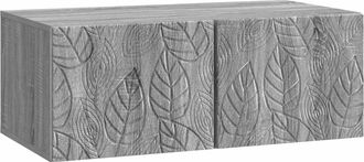 vidaXL Mueble De Tv De Pared 59,5 X 41 X 30 Cm Sonoma Gris Vidaxl
