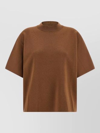 Max Mara amici knit top short sleeves
