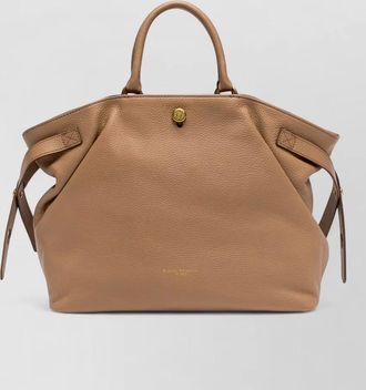Gianni Chiarini claudette tote bag gold tone hardware top handles