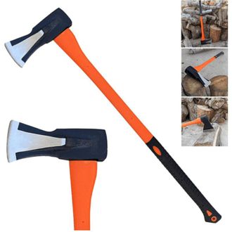 Trade Shop Trade Shop Traesio - Mazza Accetta Ascia Spaccalegna 2kg Manico In Abs Professionale Legna