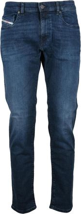 Diesel Blue Slim Faded Jeans