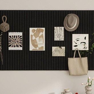 OEM Tablero Decorativo De Fieltro, 60 X 40 Cm, Gris Claro, 0,9 Cm De Grosor, Tablero De Exhibici&oacute;n Plegable Con Cinta Adhesiva Para Fotos, Hogares