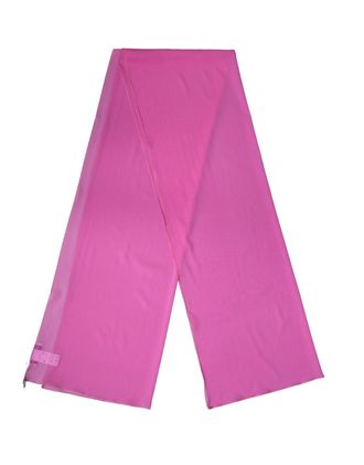 Dolce & Gabbana Pink Silk Neck Wrap Shawl Women Stole 200cm X 64cm Scarf Elastane