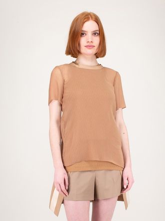sacai Chiffon x Jersey T-Shirt Knit