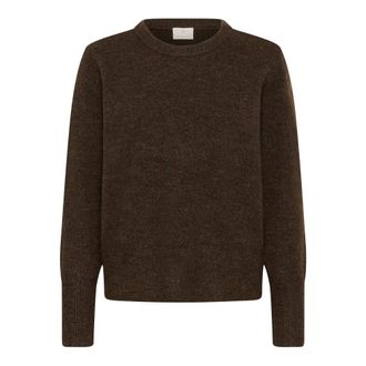 Kaffe Maglieria Girocollo - - Knitwear - Donna - Marrone - M