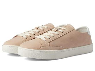 Soludos Ibiza Sneaker Womens Lace up casual Shoes Champagne Pink : 9.5 B - Medium, Leather