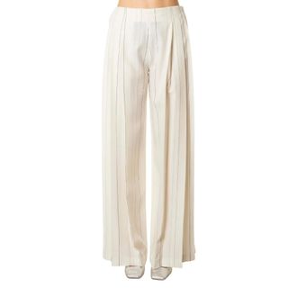 Semicouture Pantaloni Adelina - - Trousers - Donna - Bianco - L