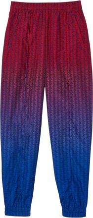 Lacoste Trainingsbroek met kleurverloop voor dames (Rood/Kobalt)