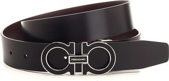 Ferragamo Reversible And Adjustable Gancini Belt