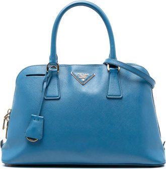 Prada Pre-owned Prada Medium Saffiano Lux Promenade Satchel FCXJEUIJ6JPIGPS1
