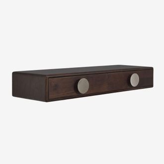 Sklum Consola Recibidor De Pared 100x30 Cm En Madera De Mango Y Acero Inoxidable Melisand Sklum