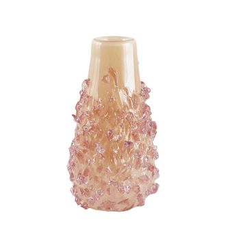 Schubiger M&ouml;bel Vase Bottiglia Rosa Pfisich H: 40 cm