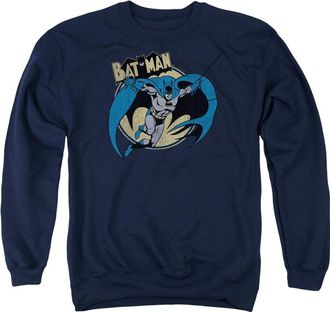 Gildan Batman Through The Night Adult Crewneck Sweatshirt