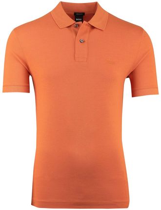 HUGO BOSS BOSS Black Pallas 2-knoops poloshirt oranje