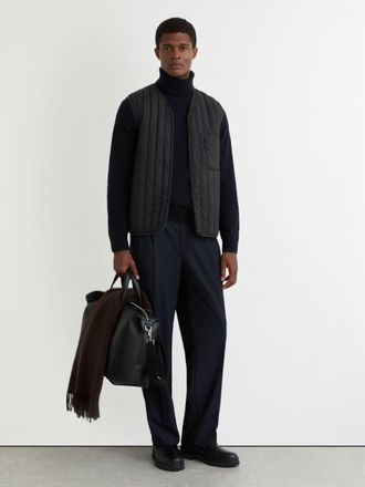 Rains Quilted Vest, Black, XS