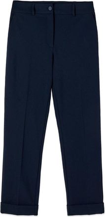 Oltre Cropped Broeken - Dames - Vrijetijds broeken - Blauw - 3XL - Polyester - Broeken