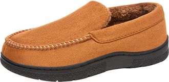 Generic Brown Men Comfortable Velvet Thick Warm Large Size Shoes for Fall and Winter Wear with Soft Sole Low Heel Snow Boots and Durable Build