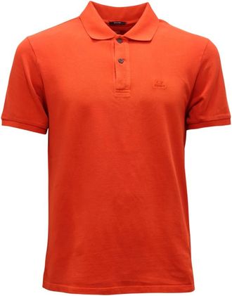 C.P. Company 24/1 Piquet Polo Shirt - Heren - Polos - Oranje - S - Katoen - Tops