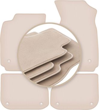 OEM Alfombrillas Beige Premium Para: Audi A4 B5 Sed&aacute;n, Familiar, Avant 1995-1999