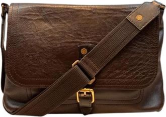Louis Vuitton Pre-owned Messenger Bag - Dames - Vintage Schoudertas - Bruin - ONE Size - Leer - Vintage