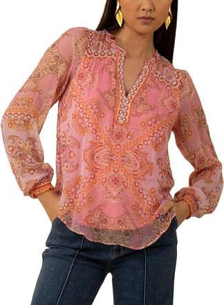 Hale Bob Silk Renata Blouse