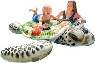 OEM Flotador Inflable De Agua De Gran Tama&ntilde;o Para Ni&ntilde;os Y Adultos, Con Forma De Tortuga Grande, Con Forma De C&iacute;rculo Para Nadar, 191 X 170 Cm
