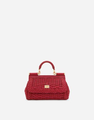 Dolce & Gabbana Small Sicily Handbag - Woman Handbags Multi-colored Leather Onesize