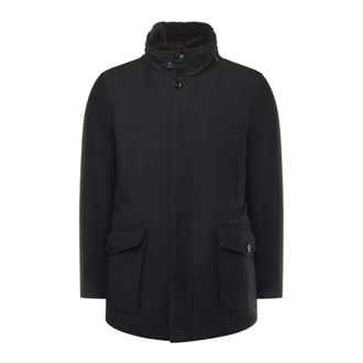 Moorer Jassen, Heren, Blauw, L, Polyester, Drive Pum Jacket