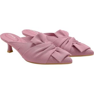 Vivaia Pointed-Toe Bow Sandals in Mauve at Nordstrom, Size 9.5