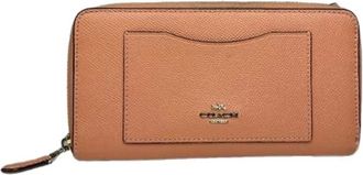 Coach Pre-owned Wallets, female, Orange, Size: ONE SIZE Pre-owned Leather Wallet