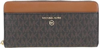 Michael Kors Brown Canvas Wallet (Pre-Owned)