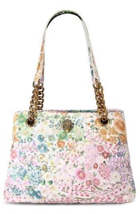 Kurt Geiger Floral Couture Kensington Floral Quilted Leather Tote in Floral Multi at Nordstrom Rack