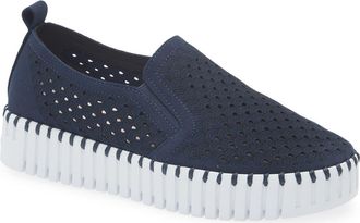 Ilse Jacobsen Tulip Slip-On Sneaker in Dark Indigo at Nordstrom, Size 10Us