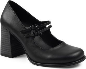 Artisan by Zigi Lazio Mary Jane Pump in Black Leather at Nordstrom, Size 11