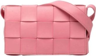 Bottega Veneta Pre-owned Cassette Schoudertas - Dames - Vintage Schoudertas - Roze - ONE Size - Leer - Vintage