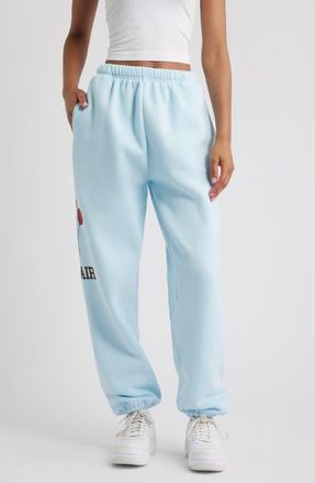 The Mayfair Group Bear Fleece Graphic Joggers in Blue at Nordstrom, Size Medium