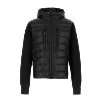 Moncler Winter Jackets, male, Black, Size: XL Quilted Down Jacket